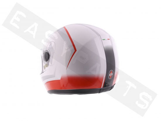 Piaggio Helm Integraal GILERA Touring Wit/ Zwart/ Rood
